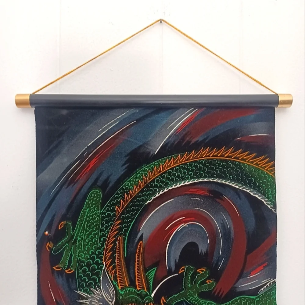 Painted Velvet Hanging Scroll - Picture 6 of 7